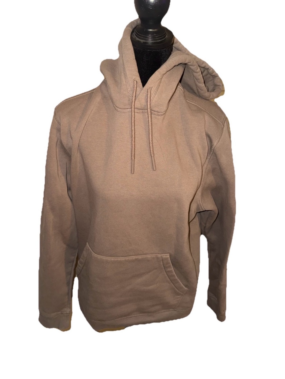 brown hoodie